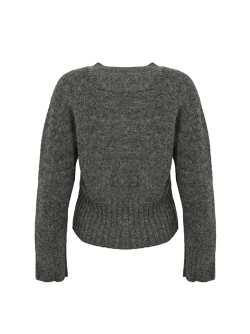 Maglia in misto alpaca con frange catena Alpha studio | AD-4410C2005